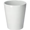 Kotarbau® - Vaso da fiori in ceramica, per orchidee, altezza 150 mm, diametro 120 mm, colore bianco