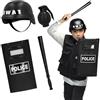 Boland - 00443 - Set polizia SWAT per bambini, accessorio per costume, giocattolo, carnevale, festa a tema