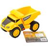 Theo Klein 2423 Volvo Power autocarro a cassone Ribaltabile, Dumper in Scala 1:24, Veicolo Edile con Pneumatici Larghi, 22 cm x 11 cm x 12 cm, Giocattolo per Bambini a Partire da 3 Anni