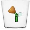 Ichendorf Milano Botanica Tumbler Fiore Ambra - Bicchiere in Vetro Borosilicato da 350ml