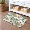 Generic Tappeto da bagno rustico con paesaggio montano ad asciugatura rapida, tappeto da doccia assorbente e antiscivolo, in flanella decorativa, lavabile, per bagno, WC, 40,6 x 61 cm