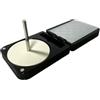 QAZWZG Porta Filato Portatile Per Uncinetto E Maglia Portafilo Portatile For Lavorare A Maglia All'uncinetto, Scatola Girevole Pieghevole Con Doppio Avvolgitore(Black,Single with Storage)