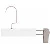 Gruccia plastica TP24 pinza bianco effetto legno