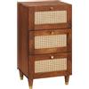 Vidaxl Credenza Marrone 40 x 33,5 x 75 cm Legno di mango massello
