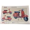 POSTER PLASTIFICATO VESPA 125 GTR VNL2T 1969