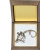 Art Dog Collie A Pelo Corto - Portachiavi In Argento Con Un Cane, Box Art Dog DE
