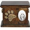 Art Dog Setter - Urna Per Ceneri Di Cani Con Piastra In Ceramica E Descrizione IT