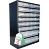 Cassettiera Porta Minuteria C9-34, 26 Kg Capacità, 15 X 30,6 X 42 Cm, 34 Cassett