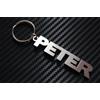 N/A Peter Portachiavi Acciaio Inox Nome Regalo