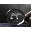 Crystal Animals Shire, Cavallo Cristallo Rotondo Portachiavi, CRYSTAL ANIMALS DE