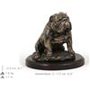 Bulldog Inglese (Seduto), Scultura In Legno, Bronzo, ArtDog, DE