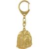 Collie Barbone - Portachiavi Dorato Con Cane, Gioiello Da Borsa, Lux