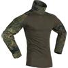 INVADER GEAR MAGLIETTA TATTICA MILITARE COMBAT SHIRT LONG SLEEVES LYCRA ALL CAMO