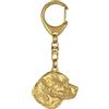 Labrador Retriever - Portachiavi Dorato Con Cane, Accessorio Per Borsa