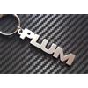 n/a PLUM Portachiavi Con Moschettone Acciaio Inossidabile Argento Gift