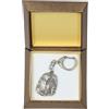 Art Dog Portachiavi In Argento Con Collie Barbuto, Box Art Dog DE
