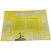 POSTER PLASTIFICATO PIAGGIO " per vincere le gincane bisogna allenarsi" VINTAGE