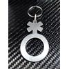 Non Binary Simbolo Portachiavi Acciaio Inox Lgbt Regalo