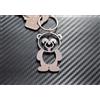 Orso Portachiavi Orsacchiotto Coccoloso Giocattolo Carino Ted Acciaio Inox