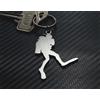 N/A Portachiavi Subacqueo SCUBA DIVER PADI In Acciaio Inox Argento Tuffo