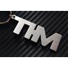 none Tim Portachiavi Acciaio Inox Nome Regalo