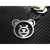 Orso Testa Portachiavi Orsacchiotto Coccoloso Carino Ted Acciaio Inox Regalo