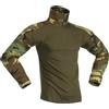 INVADER GEAR MAGLIETTA TATTICA MILITARE COMBAT SHIRT LONG SLEEVES LYCRA ALL CAMO