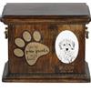 Art Dog Cockapoo - Urna Per Ceneri Di Cani Con Piastra In Ceramica E Descrizione DE