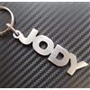none JODY Portachiavi Porta Chiavi In Acciaio Stainless Steel Con Supporto Nome