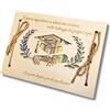 Biglietto Laurea in Legno | Busta Portasoldi Regalo Laurea | Auguri Laurea Uomo