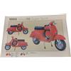POSTER PLASTIFICATO VESPA 90 SUPER SPRINT 1965