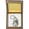 Art Dog Bulldog Francese Portachiavi Versilato Cane Art Dog, Box Art Dog DE