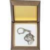 Art Dog Border Terrier - Portachiavi In Argento Con Un Cane, Box Art Dog DE