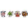 Pokemon Center B-SIDE LABEL Pokemon Sticker Set 4pz n.122 123 124 128 Giappone Impermeabile
