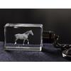 Crystal Animals Cheval de Selle Français Portachiavi Animali In Cristallo