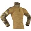INVADER GEAR MAGLIETTA TATTICA MILITARE COMBAT SHIRT LONG SLEEVES LYCRA ALL CAMO