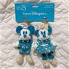 Disney Tokyo Disney Sea 25th Anniversary Mickey Minnie Peluche Charm Sparkling Jubilee