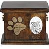 Art Dog Beauceron - Urna Per Ceneri Di Cani Con Piastra In Ceramica E Descrizione IT