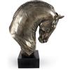 Cavallo Andaluso Grande Testa Di Cavallo In Marmo Art-Dog