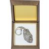 Art Dog Portachiavi Briard Tipo 2 - In Argento Con Un Cane, Box Art Dog DE