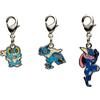 Pokemon Center Charm Pokemon centrale in metallo Froakie & Frogadier & Greninja Giappone nuovo