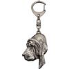 Bloodhound, Cane Di San Huberto - Portachiavi In Argento Con Hu