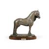 Cavallo Frisone Fattrice Figura Di Legno Art-Dog