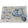 POSTER PLASTIFICATO VESPA 150 VL2T-VL3T 1956