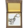 Art Dog Dobermann - Portachiavi In Argento Con Un Cane, Box Art Dog DE