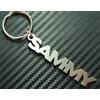 none SAMMY Portachiavi Portachiavi con Portachiavi Keychain In Acciaio Inox Silver