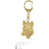 Art Dog Basenji - Portachiavi Dorato Art Dog a Tema Cane Art Dog DE
