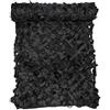 Rete Militare Nera 3x2m Poliestere con Borsa PVC per Campo o Giardino