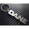 none DANE Portachiavi Con Anello Chiave In Acciaio Inox Argento