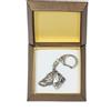 Art Dog Dachshund - Portachiavi In Argento Con Un Cane, Box Art Dog DE